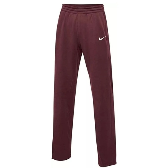 Nike Women's Therma Training Pants Burgundy/White Dri-Fit (867372-669) Size M - Picture 13 of 13